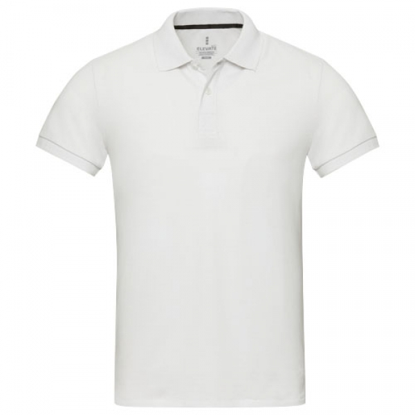 Emerald koszulka polo unisex z recyklingu z krótkim rękawem