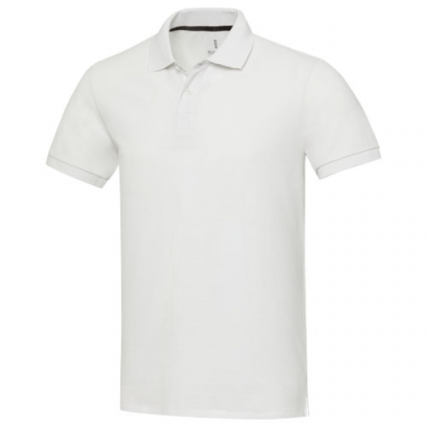 Emerald koszulka polo unisex z recyklingu z krótkim rękawem
