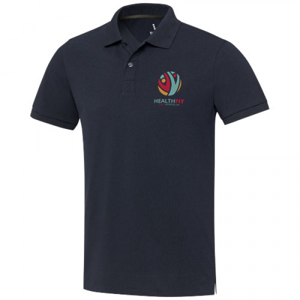 Emerald koszulka polo unisex z recyklingu z krótkim rękawem 200 g/m²