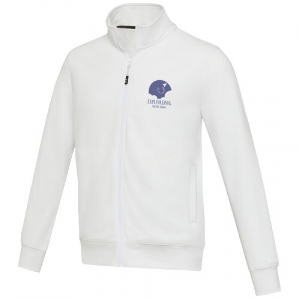 Galena bluza unisex z recyklingu z zamkiem błyskawicznym na całej długości 320 g/m²
