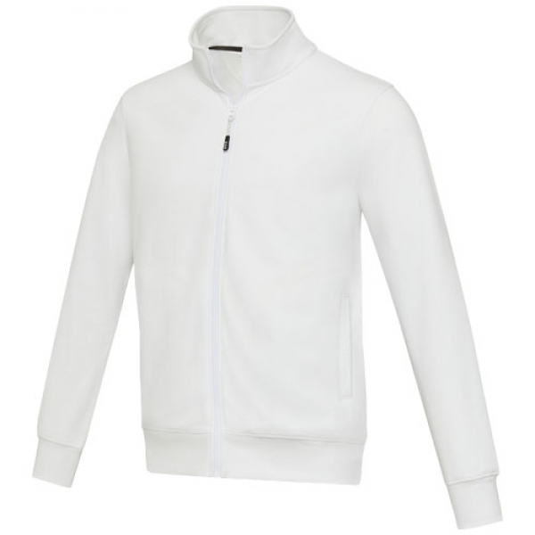 Galena bluza unisex z recyklingu z zamkiem błyskawicznym na całej długości 320 g/m²