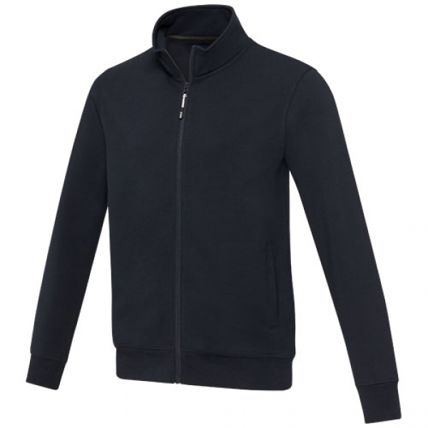Galena bluza unisex z recyklingu z zamkiem błyskawicznym na całej długości 320 g/m²
