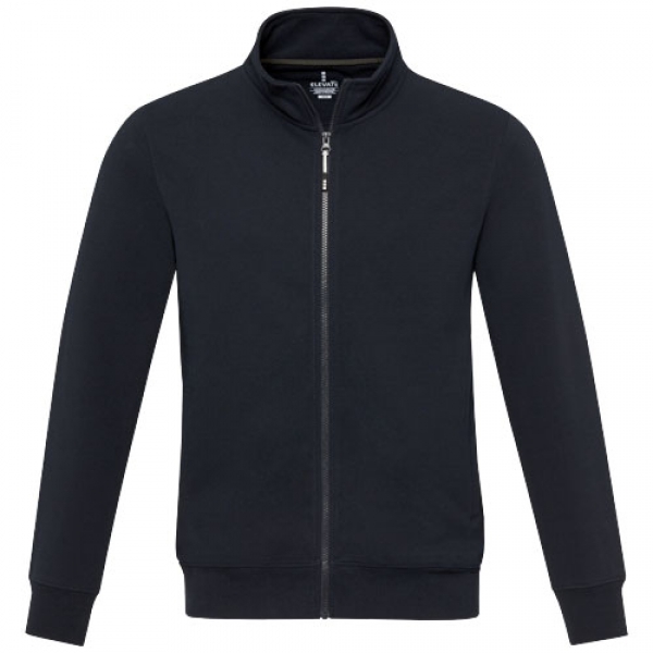 Galena bluza unisex z recyklingu z zamkiem błyskawicznym na całej długości
