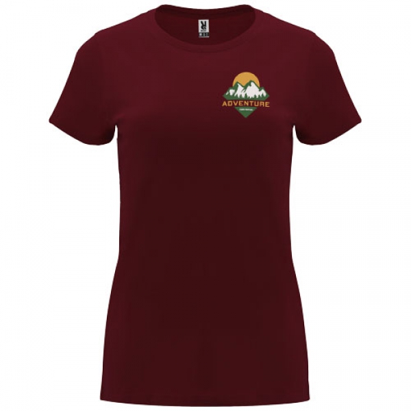 Capri koszulka damska z krótkim rękawem 170 g/m²