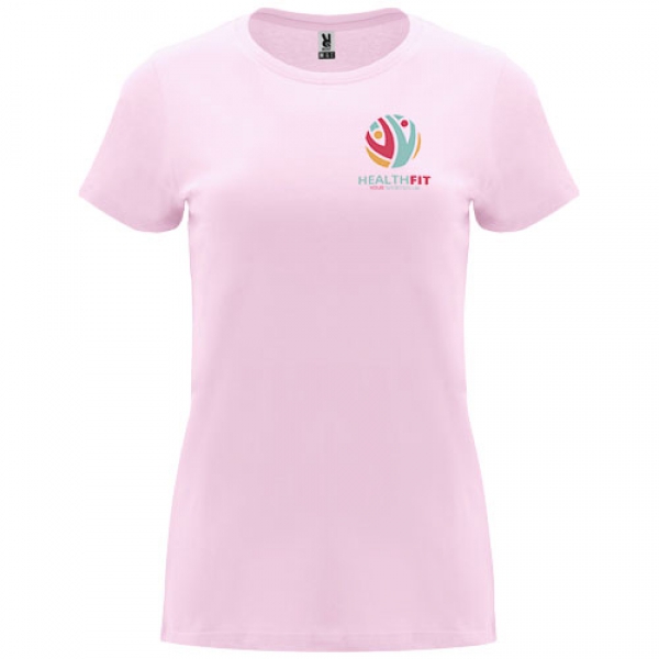 Capri koszulka damska z krótkim rękawem 170 g/m²