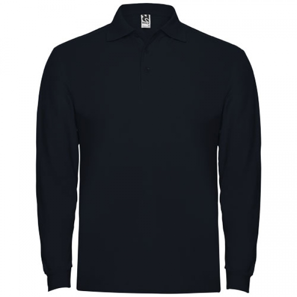Estrella koszulka męska polo z długim rękawem 220 g/m²