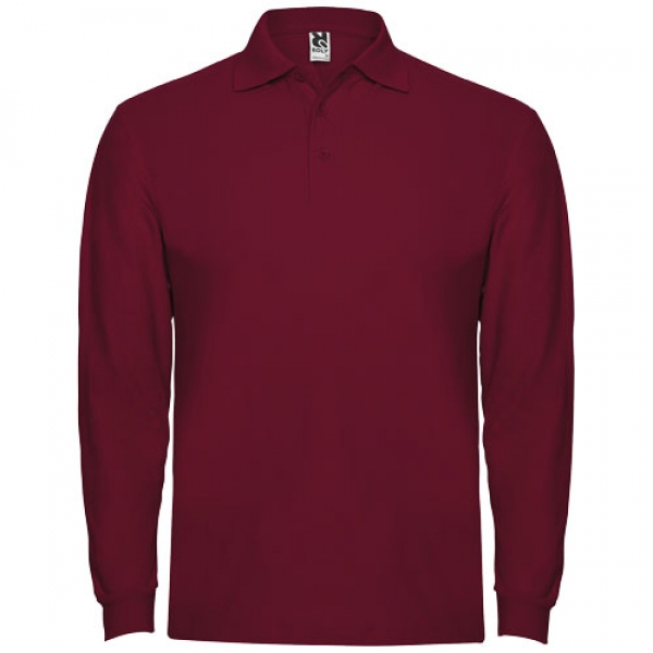 Estrella koszulka męska polo z długim rękawem 220 g/m²