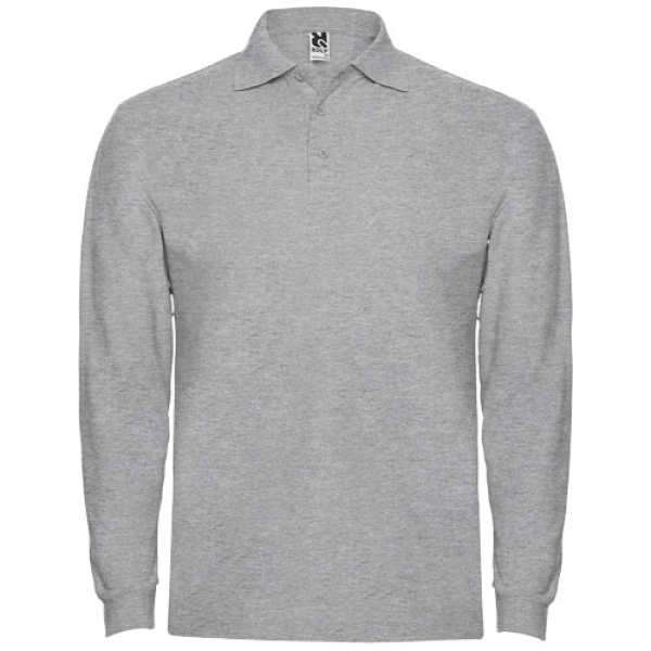 Estrella koszulka męska polo z długim rękawem 220 g/m²