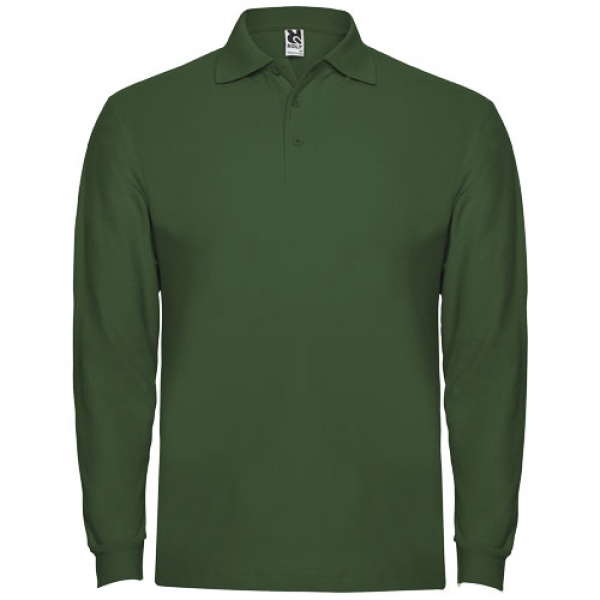 Estrella koszulka męska polo z długim rękawem 220 g/m²