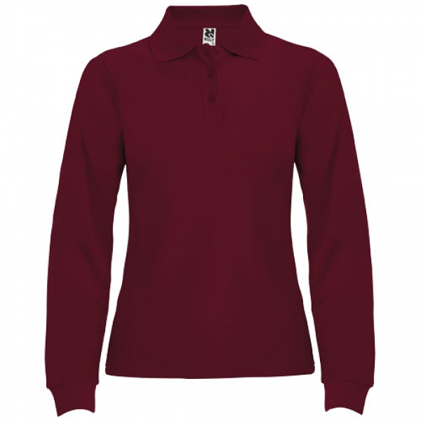 Estrella koszulka damska polo z długim rękawem 220 g/m²