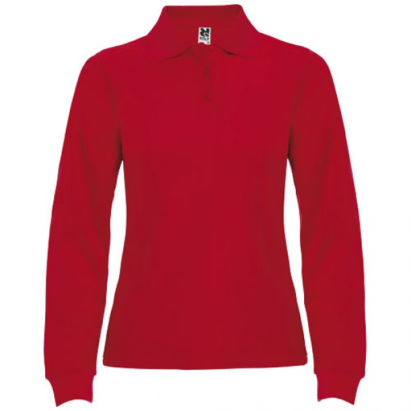 Estrella koszulka damska polo z długim rękawem 220 g/m²