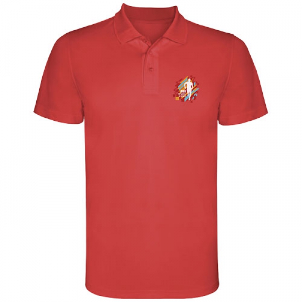 Monzha sportowa koszulka męska polo z krótkim rękawem