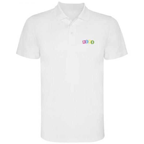 Monzha sportowa koszulka dziecięca polo z krótkim rękawem 150 g/m²