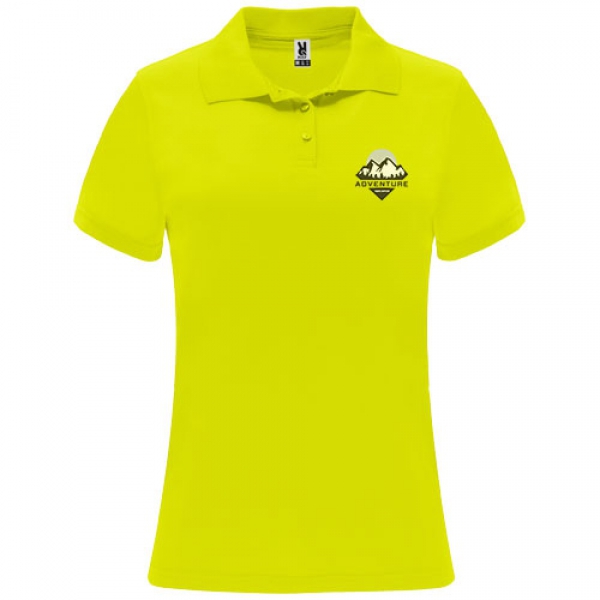 Monzha sportowa koszulka damska polo z krótkim rękawem 150 g/m²