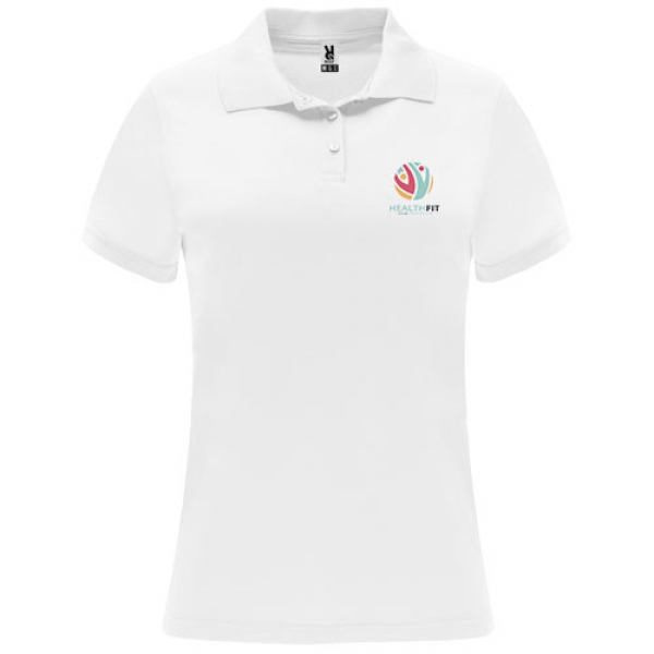 Monzha sportowa koszulka damska polo z krótkim rękawem 150 g/m²