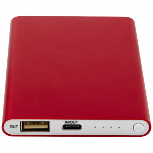 Pep powerbank o pojemności 4000 mAh Type-C z aluminium pochodzącego z recyklingu 