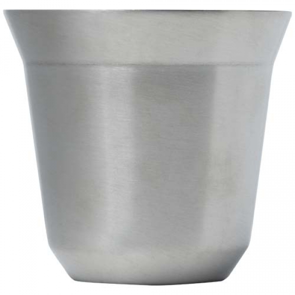 Duo zestaw filiżanek do espresso ze stali nierdzewnej z certyfikatem RCS 80 ml 