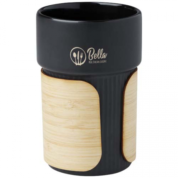 Fika kubek 340 ml z bambusową osłoną