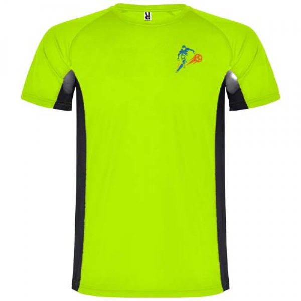 Shanghai sportowa koszulka męska z krótkim rękawem 140 g/m²