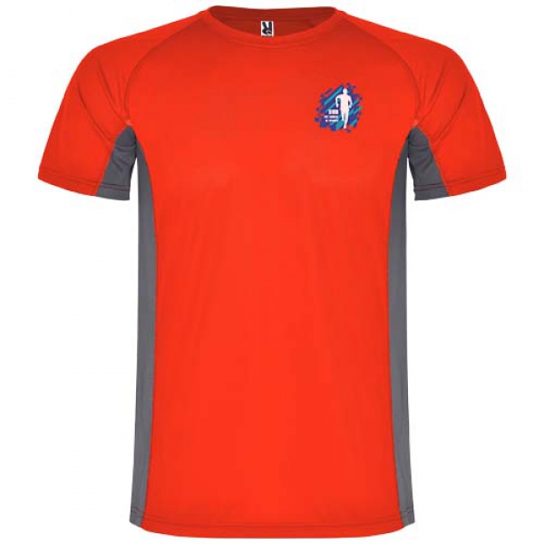 Shanghai sportowa koszulka męska z krótkim rękawem 140 g/m²