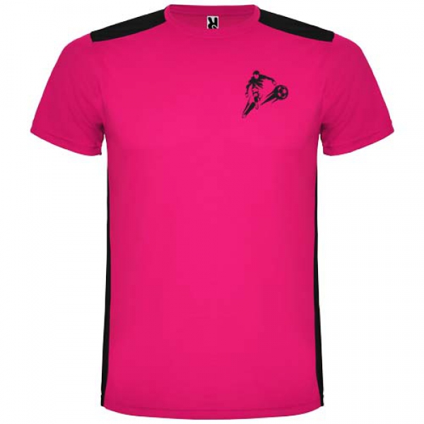Detroit sportowa koszulka unisex z krótkim rękawem 130 g/m²
