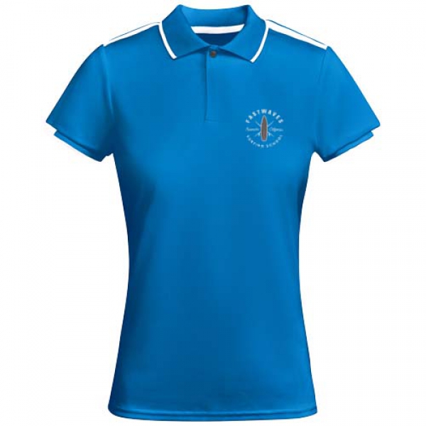 Tamil sportowa koszulka damska polo z krótkim rękawem