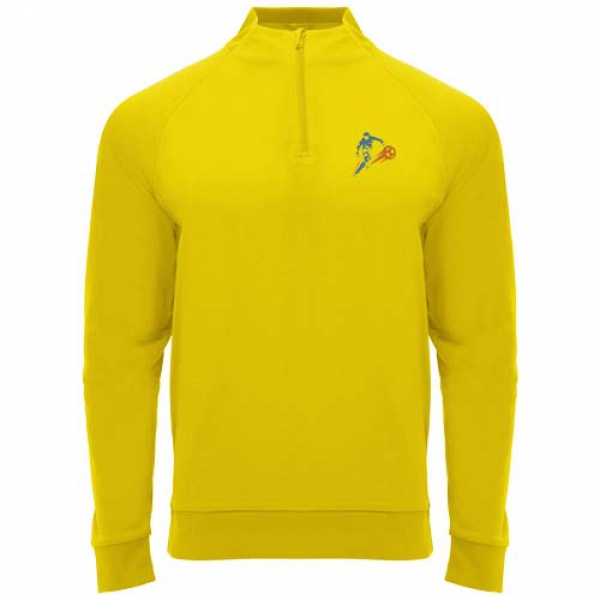 Epiro bluza unisex z długim rękawem i zamkiem błyskawicznym 1/4 200 g/m²