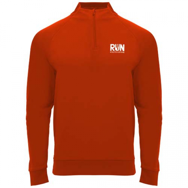 Epiro bluza unisex z długim rękawem i zamkiem błyskawicznym 1/4 200 g/m²