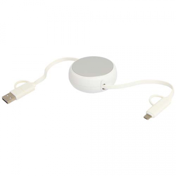 Alasia zwijany kabel do synchronizacji danych i szybkiego ładowania 5 w 1 45 W o długości 100 cm z tworzyw sztucznych i alumi