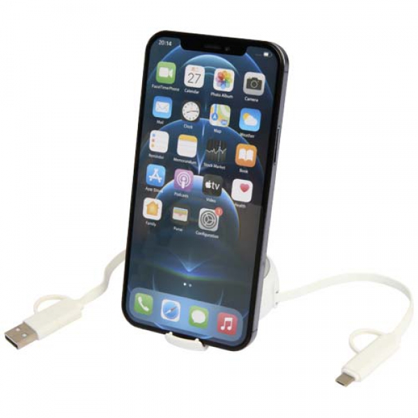 Alasia zwijany kabel do synchronizacji danych i szybkiego ładowania 5 w 1 45 W o długości 100 cm z tworzyw sztucznych i alumi