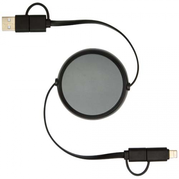Alasia zwijany kabel do synchronizacji danych i szybkiego ładowania 5 w 1 45 W o długości 100 cm z tworzyw sztucznych i alumi