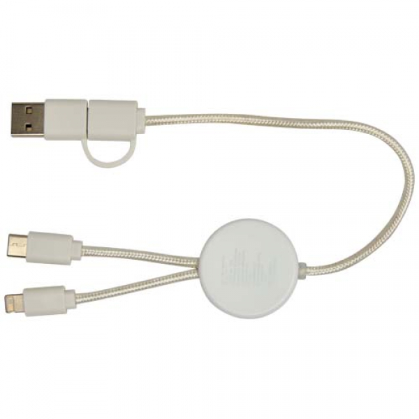 Chechia kabel do synchronizacji danych i szybkiego ładowania 5 w 1 27 W o długości 30 cm z tworzyw sztucznych pochodzących z 