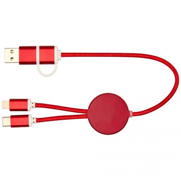 Alasia kabel do synchronizacji danych i szybkiego ładowania 5 w 1 27 W o długości 30 cm z tworzyw sztucznych i aluminium poch