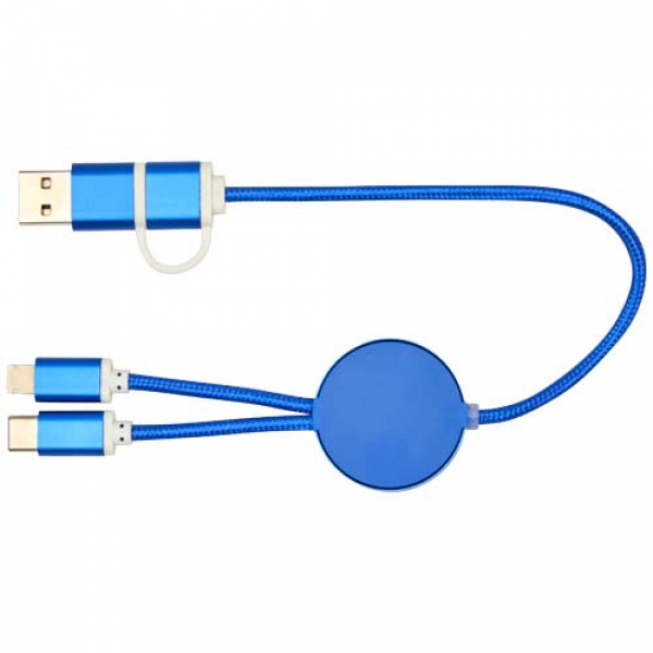 Alasia kabel do synchronizacji danych i szybkiego ładowania 5 w 1 27 W o długości 30 cm z tworzyw sztucznych i aluminium poch