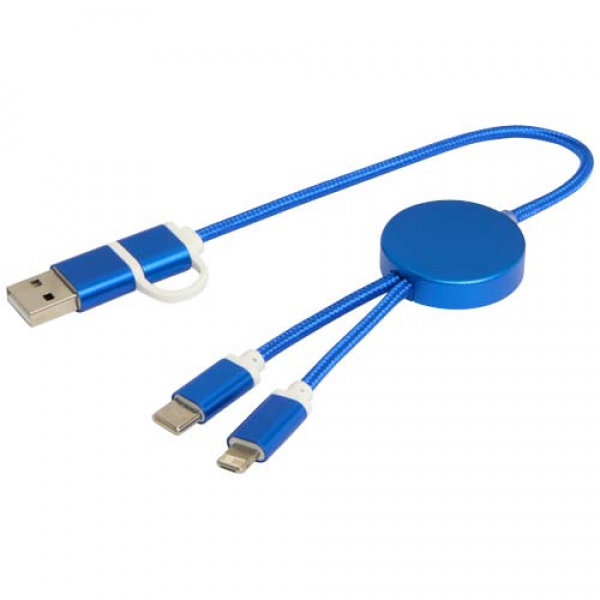 Alasia kabel do synchronizacji danych i szybkiego ładowania 5 w 1 27 W o długości 30 cm z tworzyw sztucznych i aluminium poch