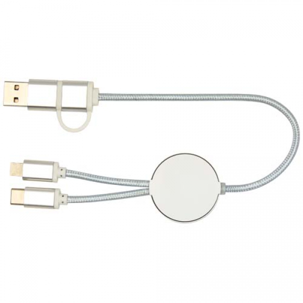 Alasia kabel do synchronizacji danych i szybkiego ładowania 5 w 1 27 W o długości 30 cm z tworzyw sztucznych i aluminium poch