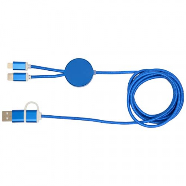 Alasia kabel do synchronizacji danych i szybkiego ładowania 5 w 1 27 W o długości 150 cm z tworzyw sztucznych i aluminium poc