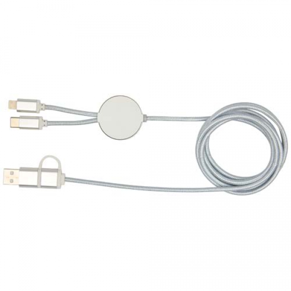 Alasia kabel do synchronizacji danych i szybkiego ładowania 5 w 1 27 W o długości 150 cm z tworzyw sztucznych i aluminium poc