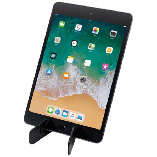 Buna składany stojak na tablet i telefon wykonany z tworzyw sztucznych pochodzących z recyklingu