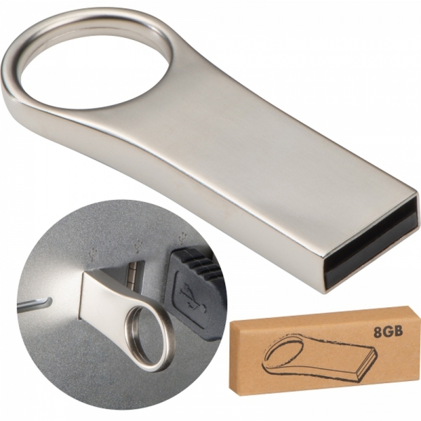 Pendrive metalowy 8GB 2.0 ROSEMARIE
