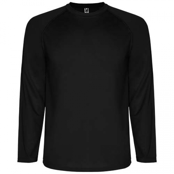 Dziecięca koszulka sportowa Montecarlo z długim rękawem 150 g/m²
