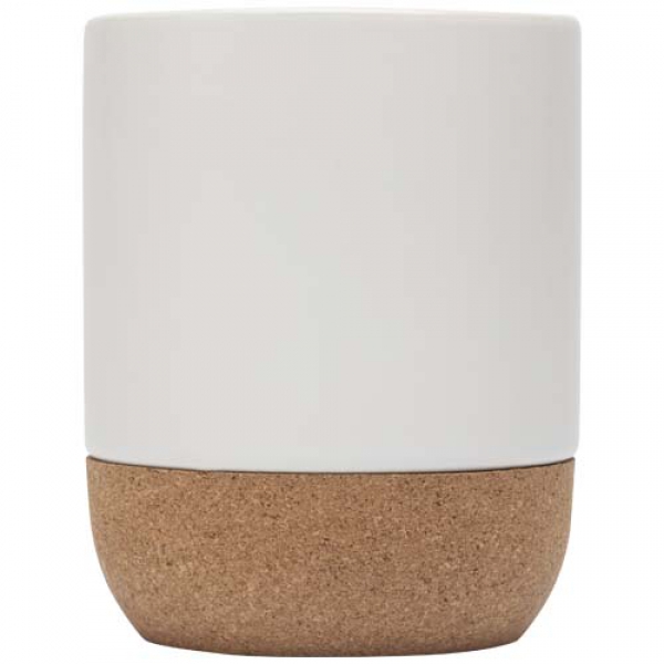 Billie kubek ceramiczny o pojemności 300 ml z detalami z korka i matowym wykończeniem