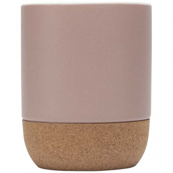 Billie kubek ceramiczny o pojemności 300 ml z detalami z korka i matowym wykończeniem