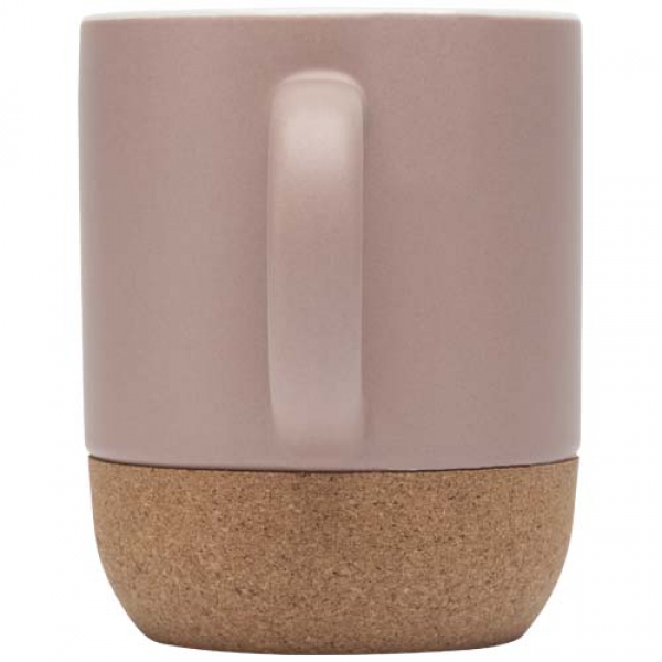 Billie kubek ceramiczny o pojemności 300 ml z detalami z korka i matowym wykończeniem