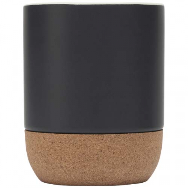 Billie kubek ceramiczny o pojemności 300 ml z detalami z korka i matowym wykończeniem