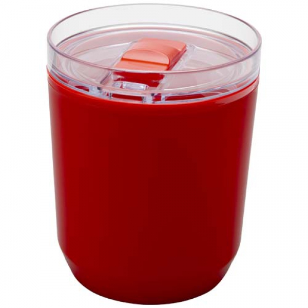 Hudson kubek z podwójnymi ściankami o pojemności 180 ml wykonany z tworzyw sztucznych pochodzących z recyklingu