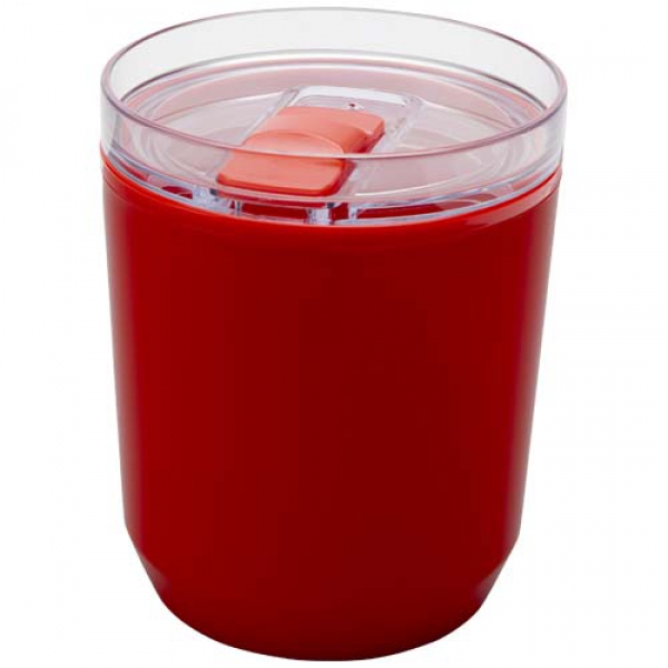 Hudson kubek z podwójnymi ściankami o pojemności 180 ml wykonany z tworzyw sztucznych pochodzących z recyklingu