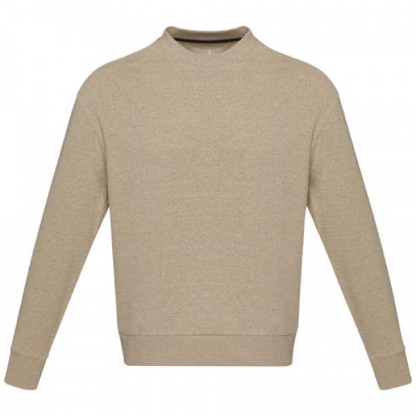 Jet sweter unisex Aware™ z okrągłym dekoltem z materiałów z recyklingu