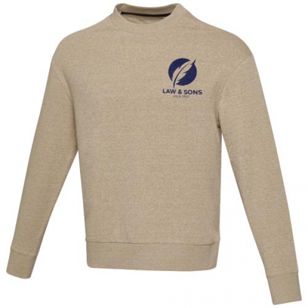 Tin sweter unisex Aware™ z okrągłym dekoltem z materiałów z recyklingu 280 g/m²