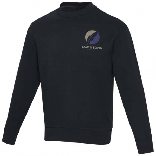 Tin sweter unisex Aware™ z okrągłym dekoltem z materiałów z recyklingu 280 g/m²
